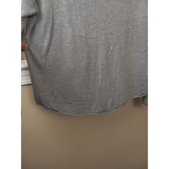 Rachel Zoe Womens Grey Blessed Woven In Long Sleeve Sweater Size Xl - Picture 5 of 9